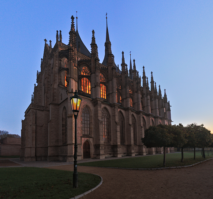 Church of St. Barbara in the morning